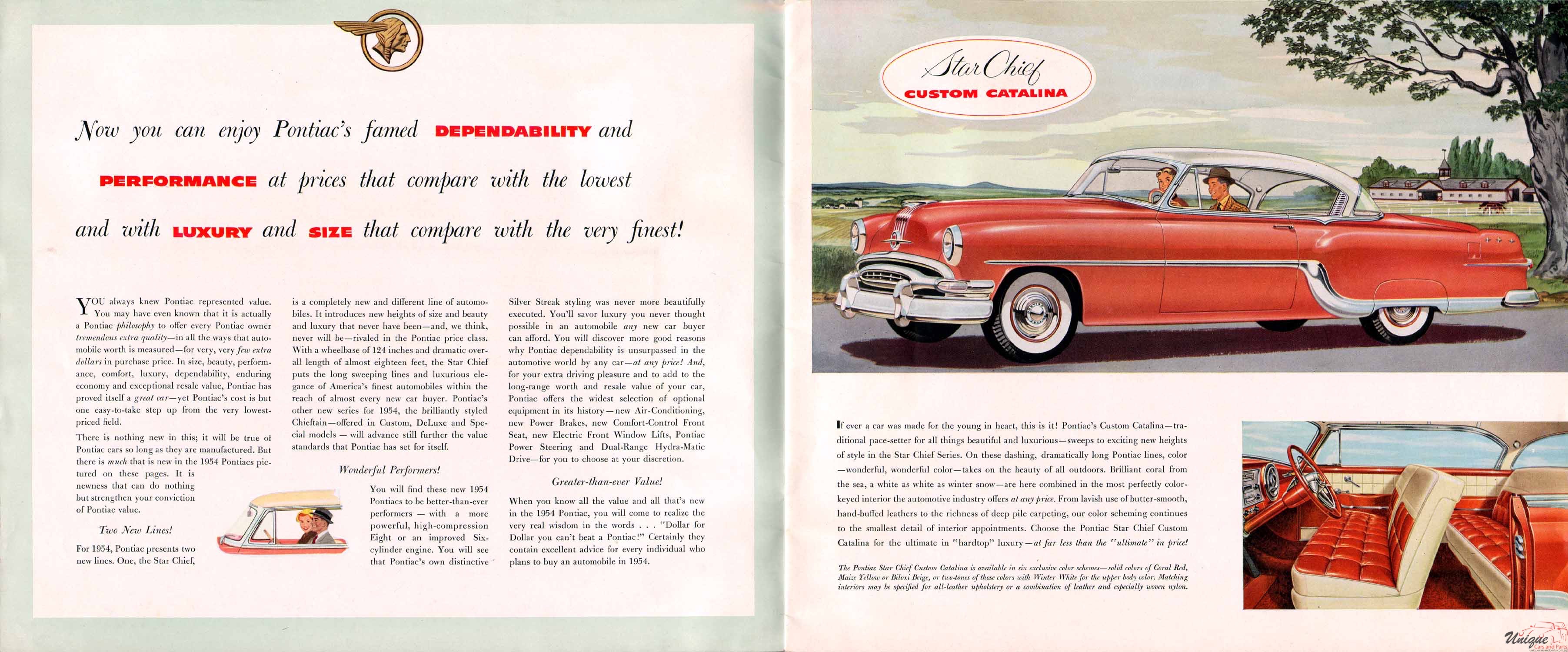 1954 Pontiac Prestige Brochure Page 9